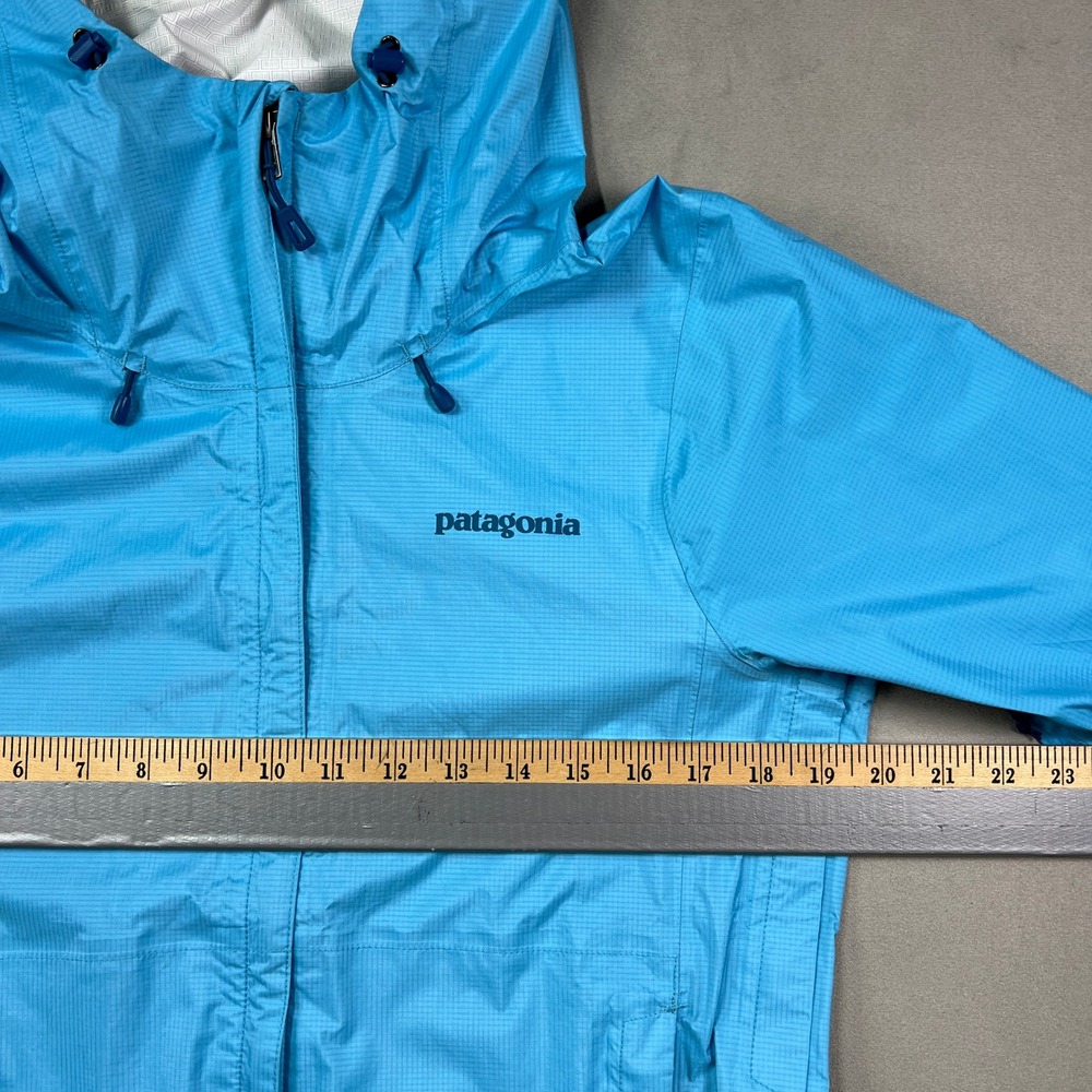 Patagonia Torrentshell Rain Jacket Womens S Blue Full Zip Hooded H2No Waterproof - Picture 4 of 13